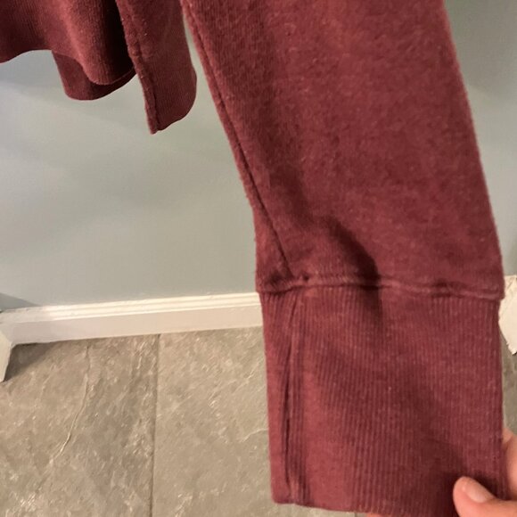 TIME And TRU Maroon Tunic Top Long Sleeve Shirt Sz L 12-14 - Picture 5 of 7